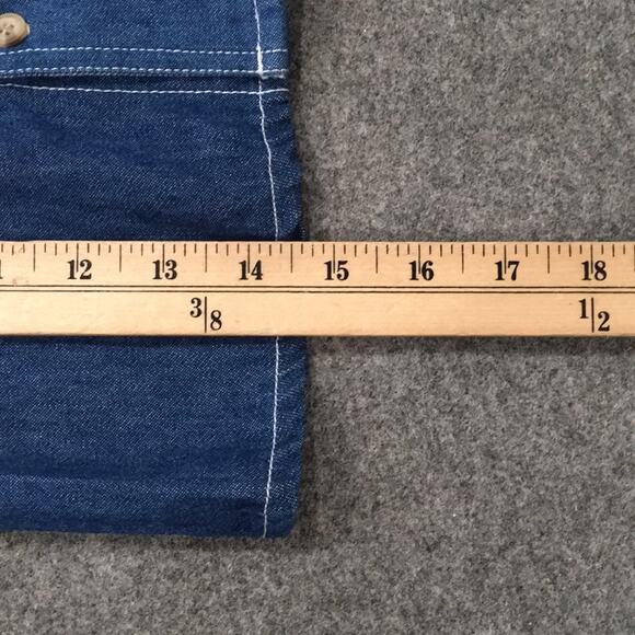 Goodlad Boys Sz 2T/3T Denim Button Up Shirt 100% Cotton Western - Picture 8 of 8